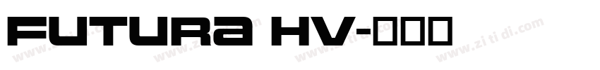 Futura Hv字体转换